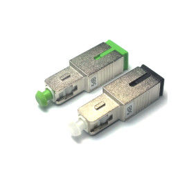 Female To Male Type Fiber Optic Attenuator , SC APC Attenuator 1-30dB
