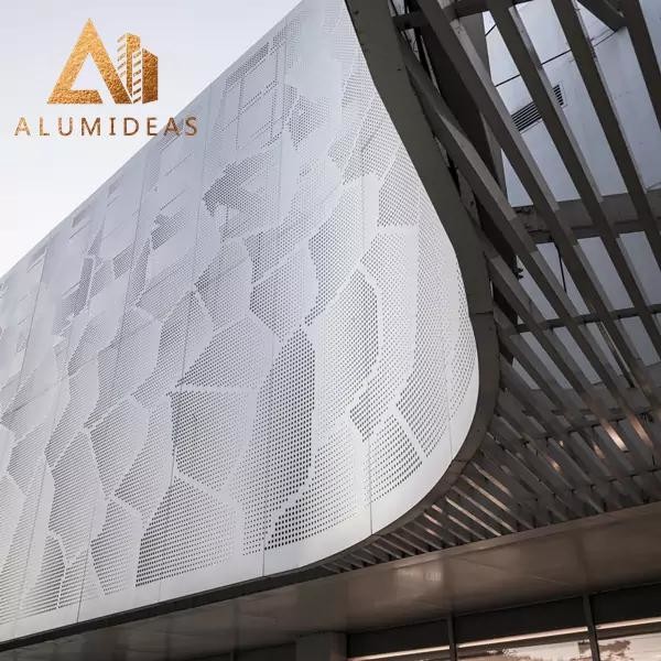Custom Wholesale Aluminum Laser Cut Facade Panel For Building