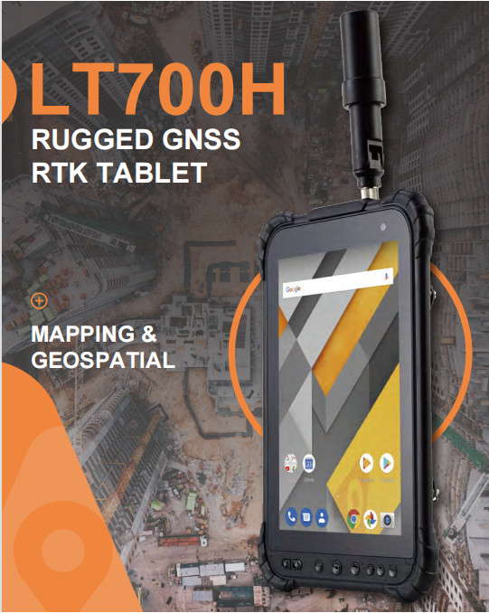 10 Points Capacitive Multi-Touch Screen Android Tablet CHCNAV LT700H With Industrial IP67 Design