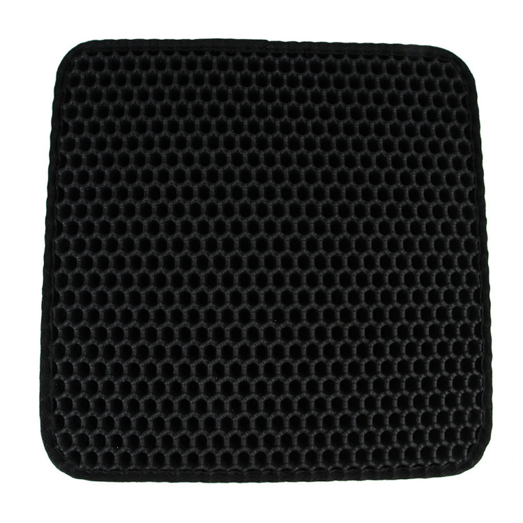 75cm Black Hole Litter Mat EVA Double Layer Cat Litter Pad