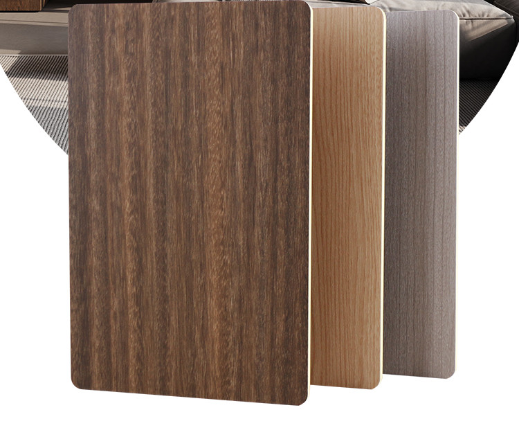Carbon Crystal Bamboo Charcoal Wood Veneer Wood Grain Wall Panels Mould Proof