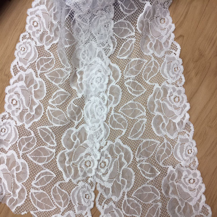 18cm wide 2017 New Fashion Lace Border/ underwear cotton lace edge in Ivory Color