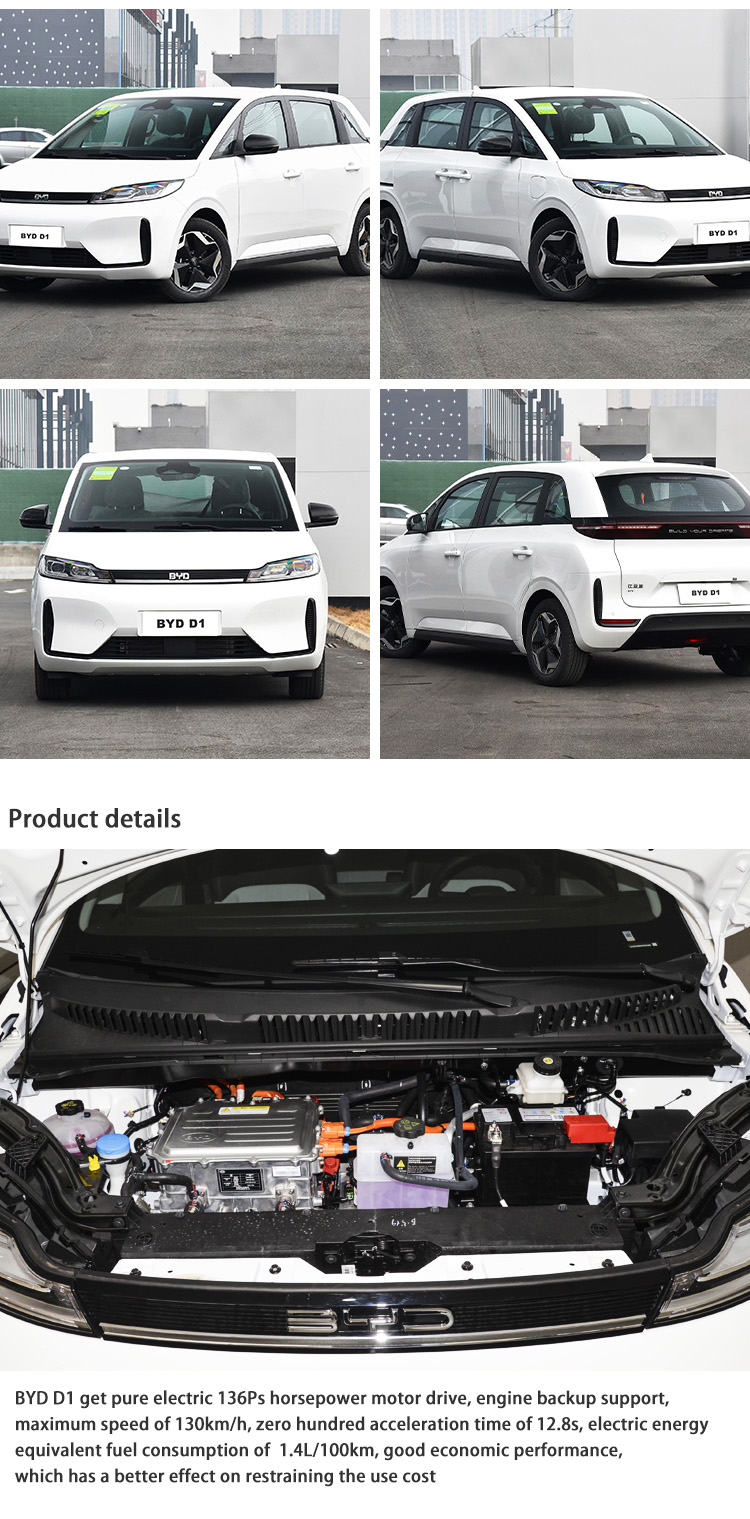 2023 BYD EV Electric MPV Cars Vehicles High Speed Fast Charging 0.5h