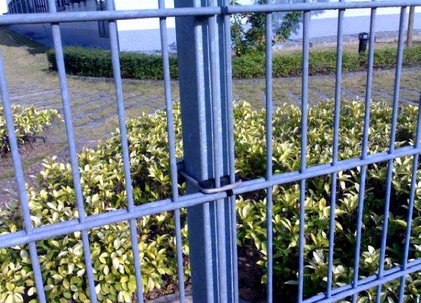 Iron Rod Double Welded Mesh Fence 50*200 For Power Station / Airport