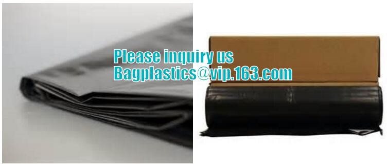 PE packing bag for Asbestos fibers, large size thicker LDPE asbestos remove bags, Large Asbestos Waste Removal Bags, pac