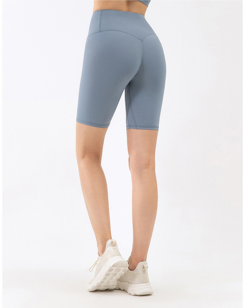 V Shaped Yoga Set Clothes tummy control Breathable 2 Piece Shorts And Crop Top