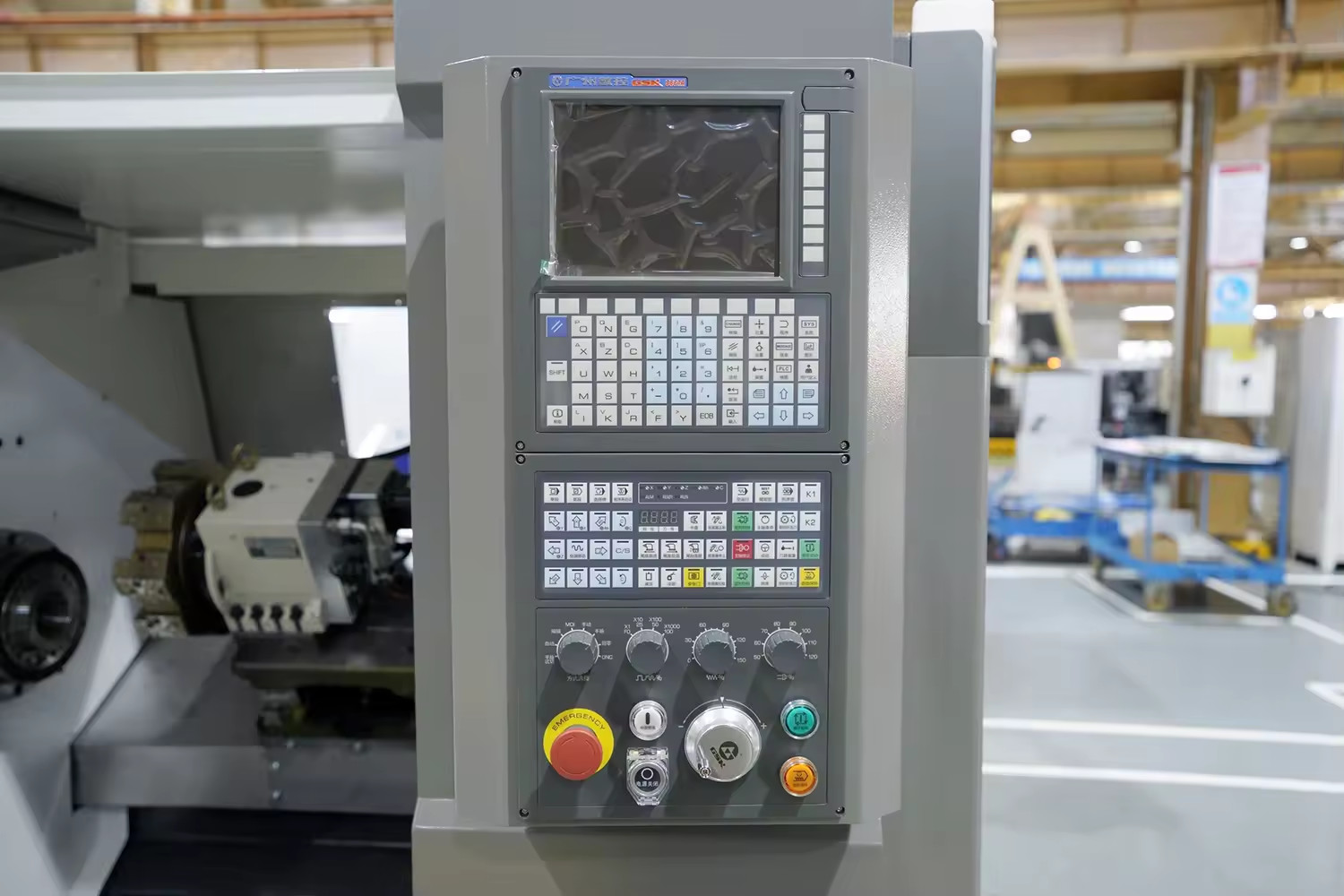 SMTCL Slant Bed CNC Lathe Horizontal 8 Station Servo Turret IT35L Turning Machines Metal CNC Lathe