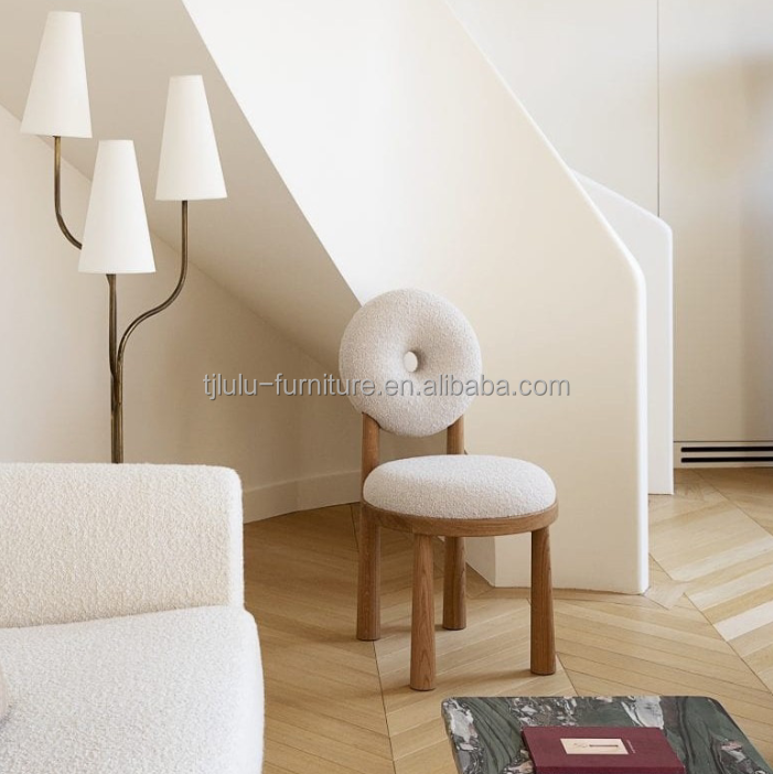 Solid Wood Dining Chair for Hotel OEM Service Accepted in Apartment
