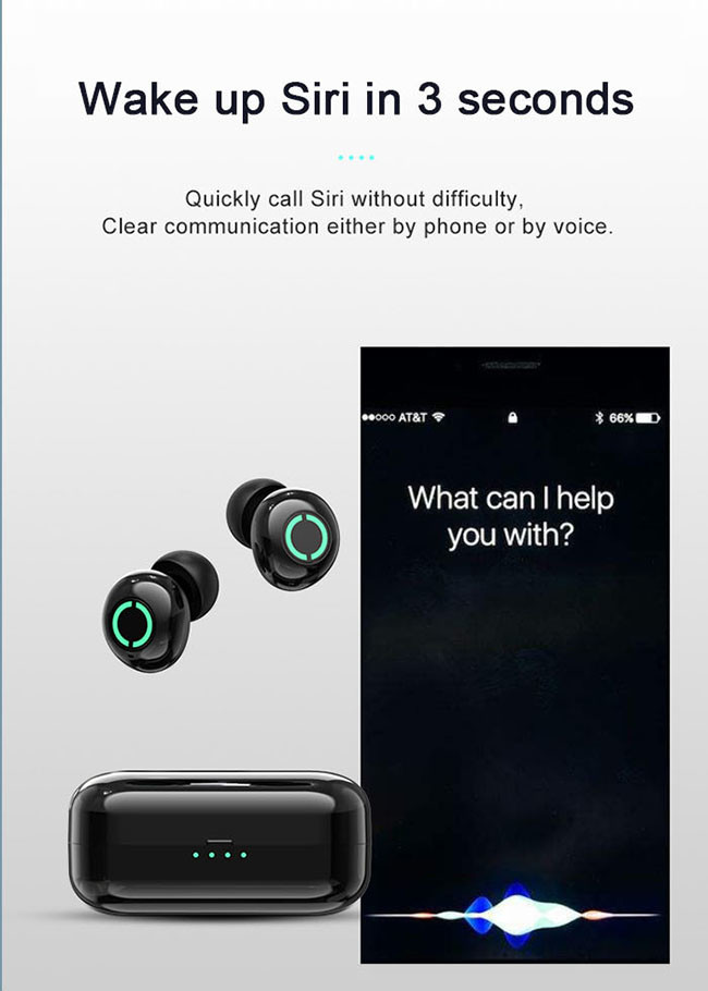 Ergonomic Design Play Pause TWS Wireless Bluetooth Earphones