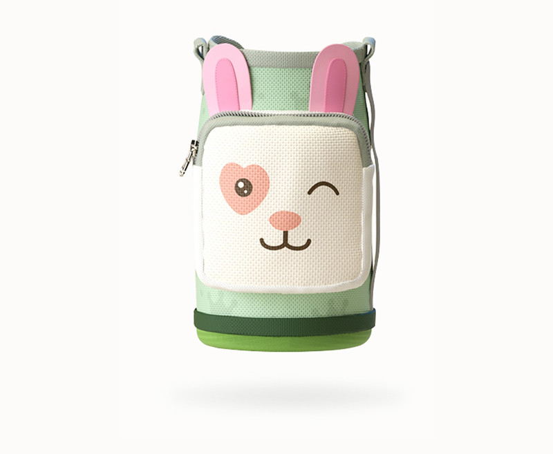 Custom Insulated Portable Bear Print Hot Milk Baby Bottle Cover
