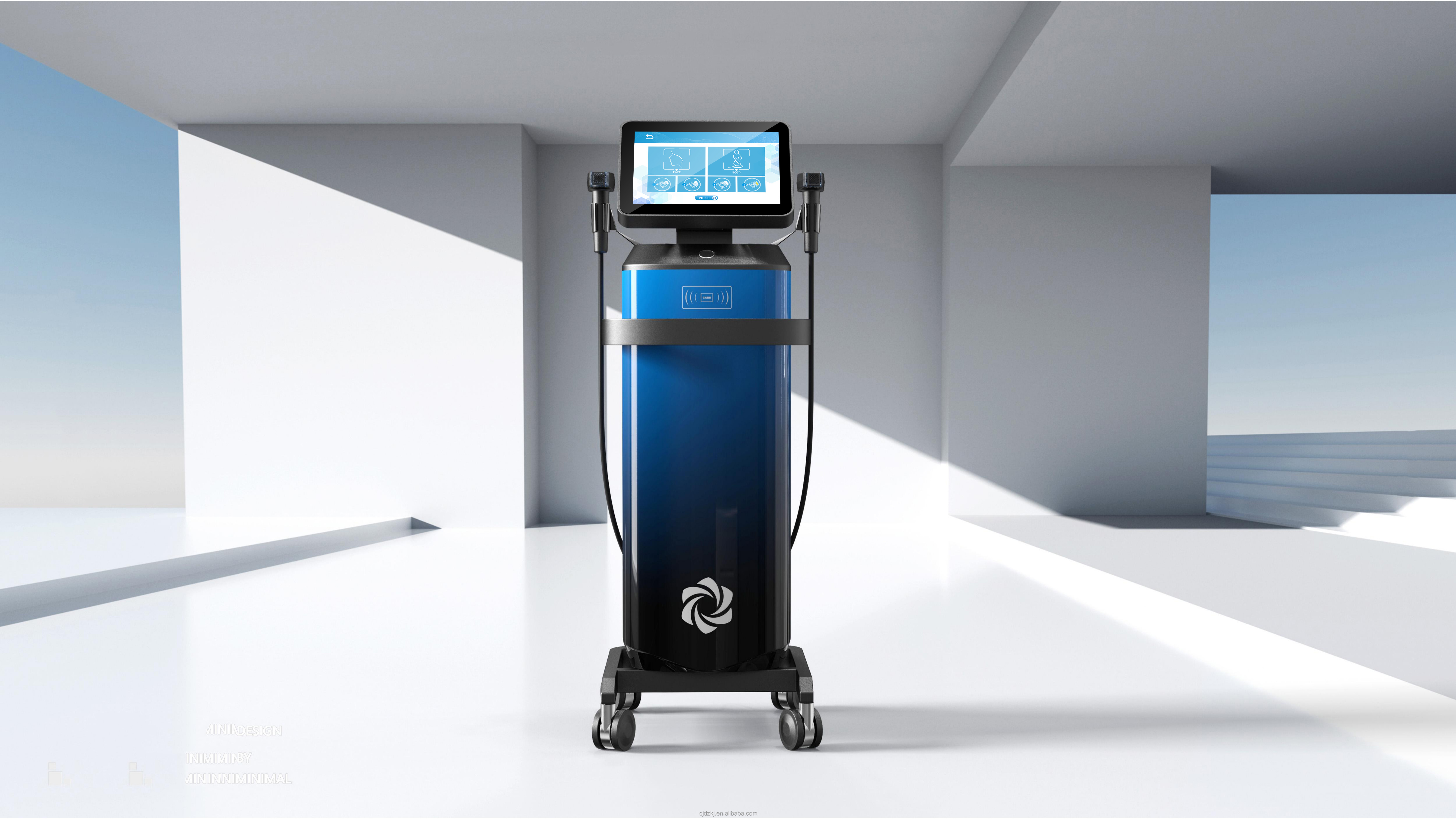 4MHz Skin Care Machine 300W RF Fractional Microneedling Machine Standing