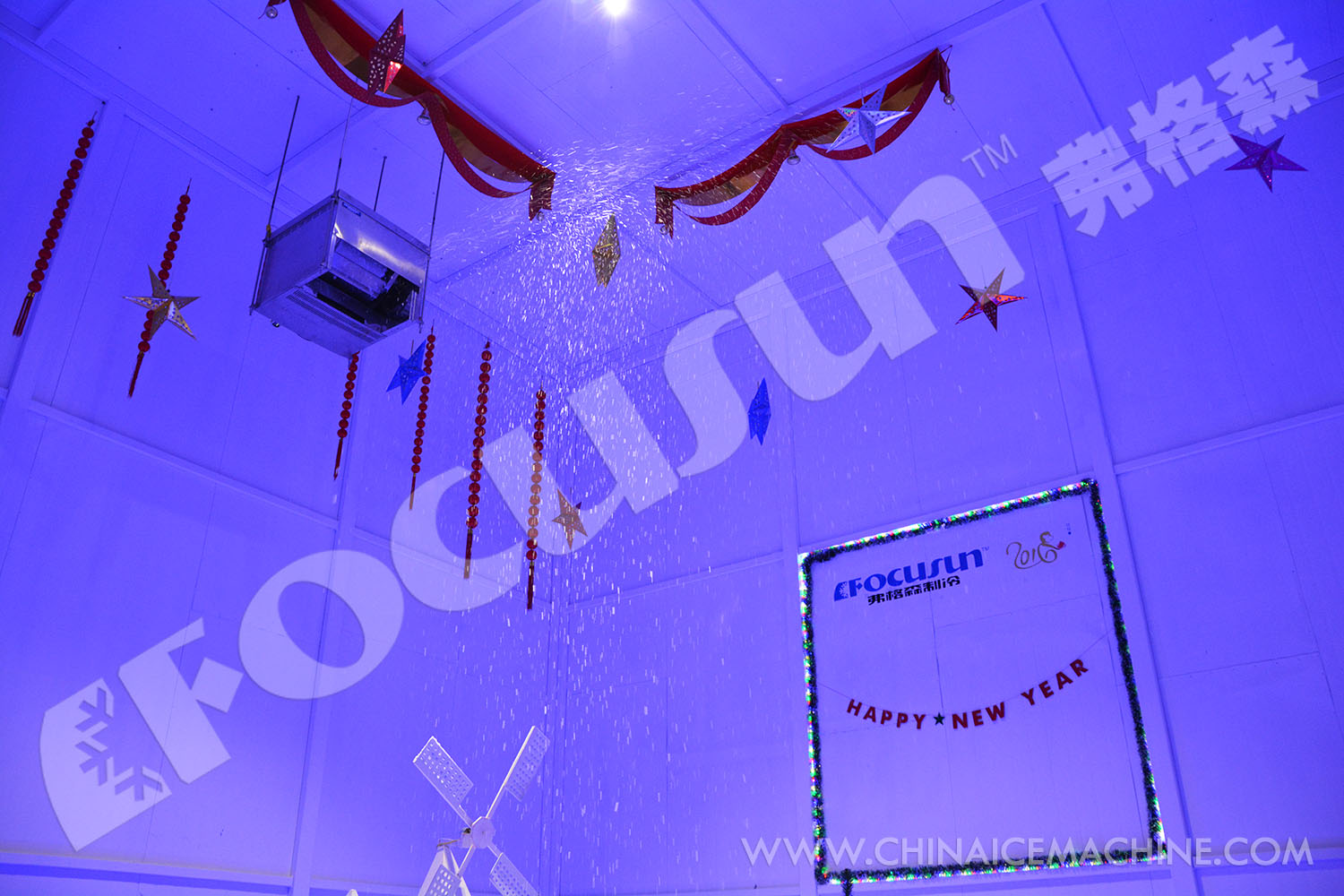 Focusun Indoor Snow Falling Machine with Stainless Steel 304 and Copeland Compressor