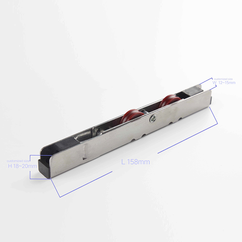 Door Window Roller in Red Color Green Nylon Roller with Double Roller Ball Bearing