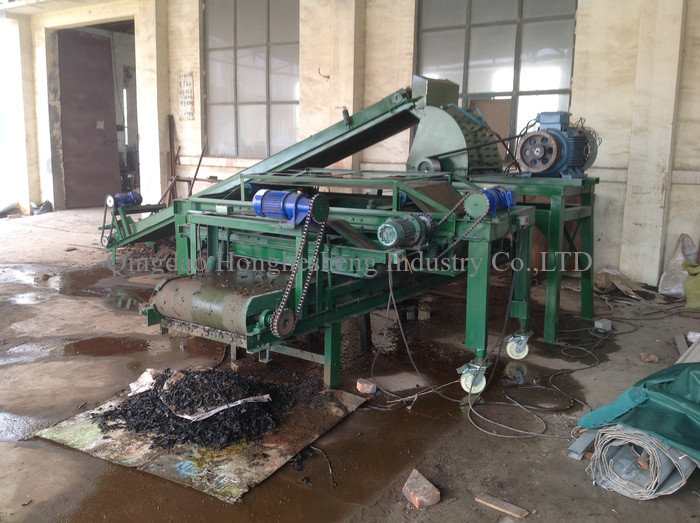 Unvulcanized Uncured Green Scrap Rubber Steel Separator 15CM 17CM Automatic