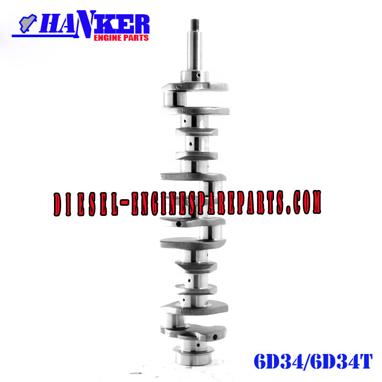 ME300086 Mitsubishi 6D34 6D34T Crankshaft For Fuso Diesel Engine Parts