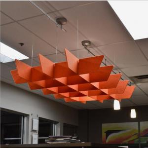 Buy cheap Eco Ceiling Acoustic Panel Sound Deadening Ceiling Tiles product