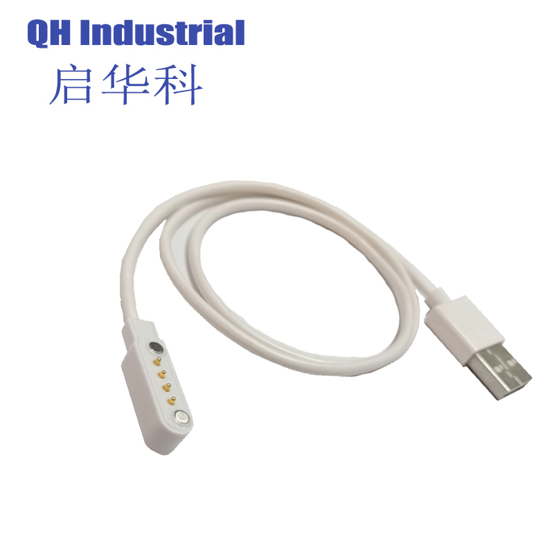 4pin 2.54mm Pitch Czech Repubic Non-Standard DVD Connector magnetic spring loaded connector 
