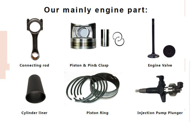 Engine Parts 8DC81 8DC82 Pistons For Mitsubishi Piston Ring & Liner Kit ME062589