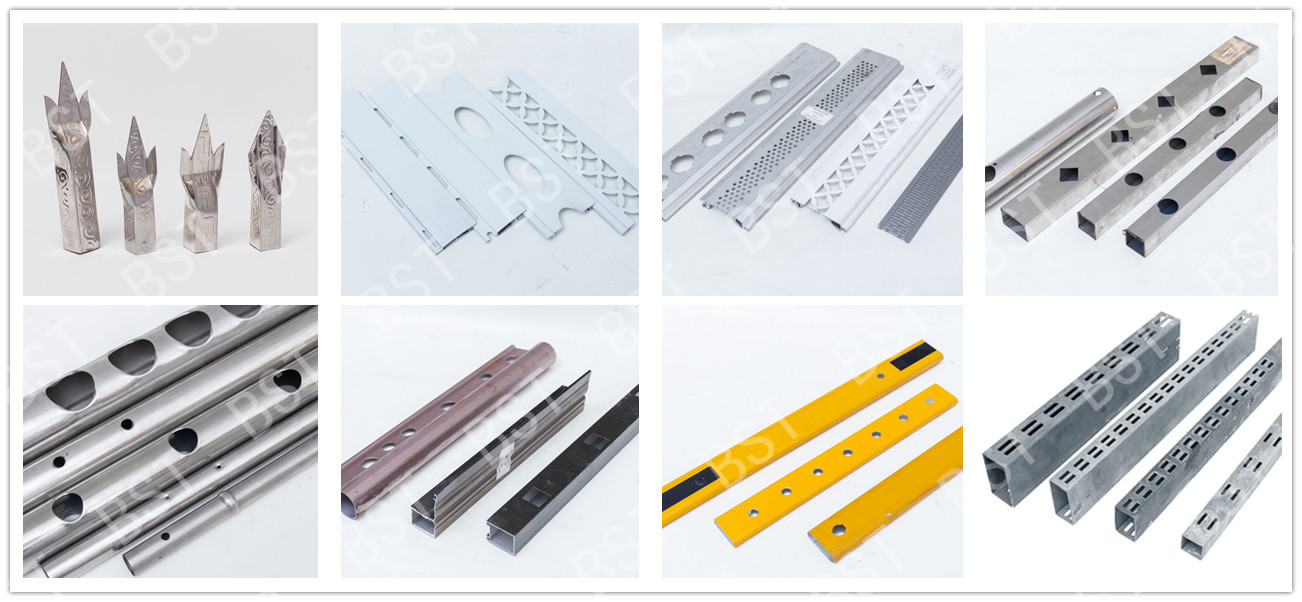 80Kn Round Steel Tube Hole Punching Machine For Warehouse Storage Shelf