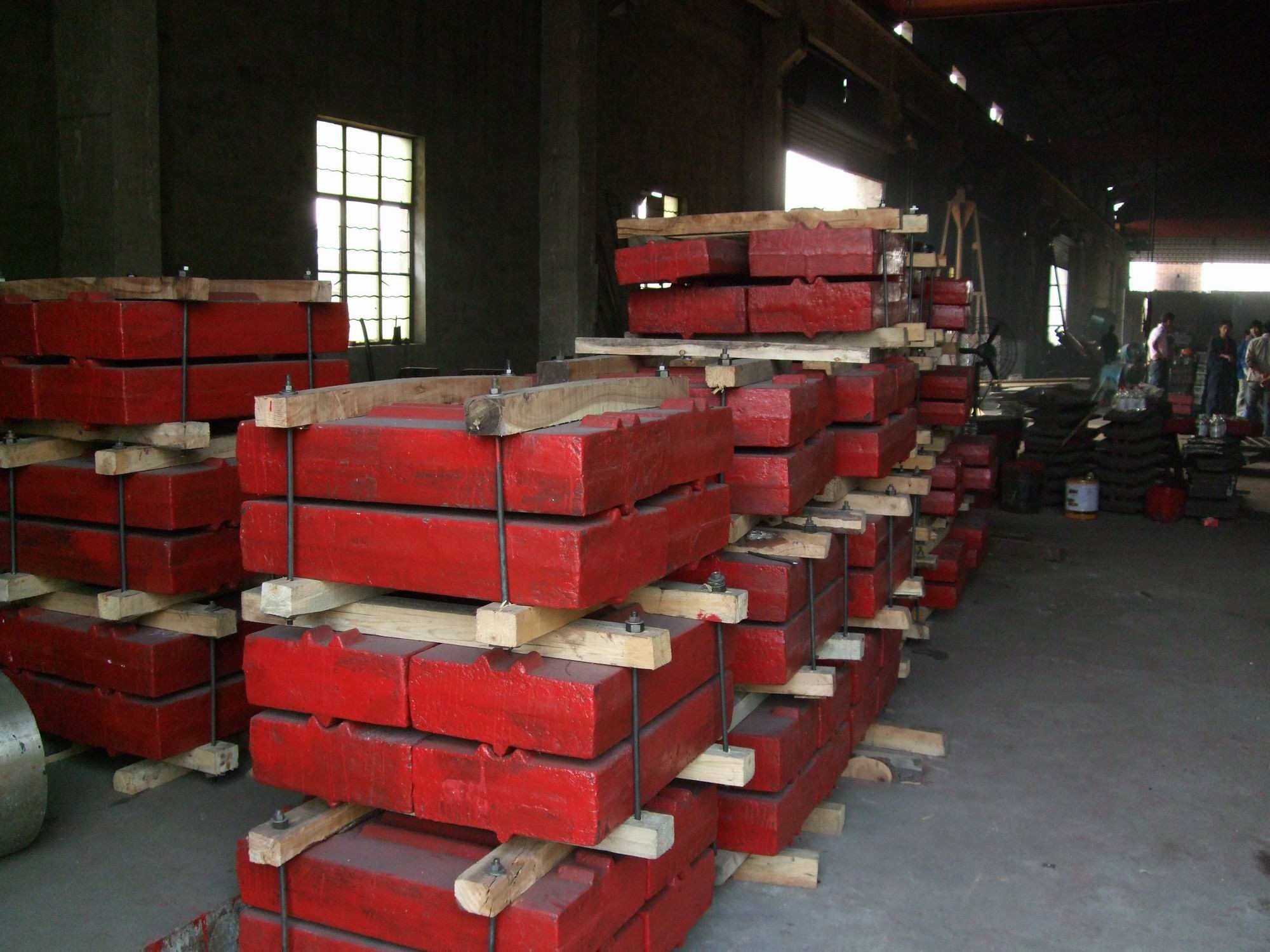High Manganese Steel Jaw Liner Toggle Plate High Wear Resistant For Jaw Crusher