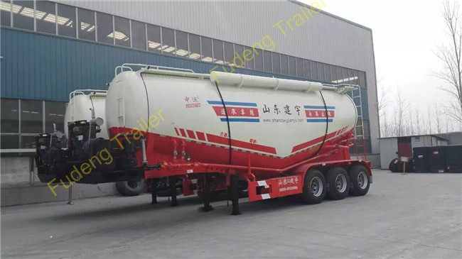 50 CBM 55 CBM 60 CBM Bulk Cement Tanker Trailer bulk cement powder cargo tanker