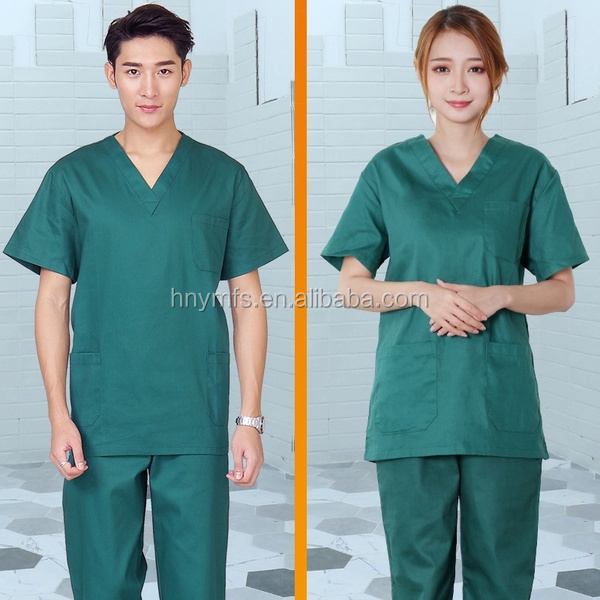 3 Pockets Hospital Scrub Suit Custom Logo Medical Doctors Maternity Scrubs