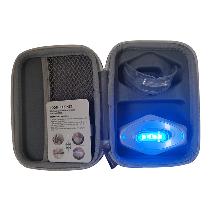 Mini Wireless Led Cold Blue Light Smoky teeth improve Silicone Teeth Whitener