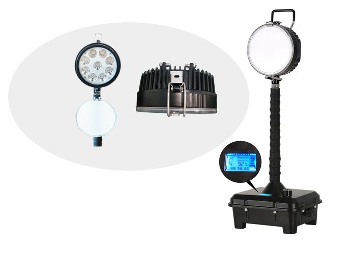 Rechargeable 27W Explosion Proof LED Work Light 3200 Lumen Durable Material