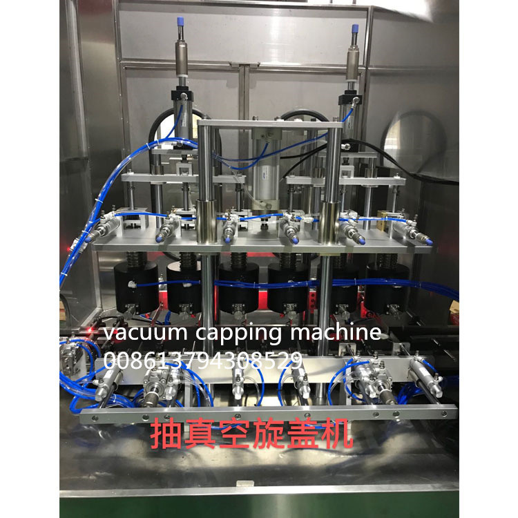 Automatic Feeder Twist Off Vacuum Screw Capping Machine