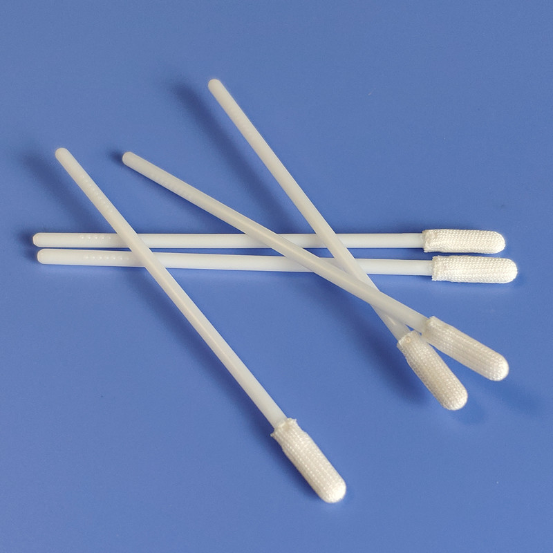 Double Layers Lens Cleaning Polyester Swabs For PCB