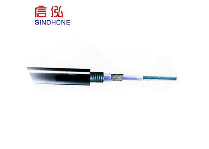 Central Tube Ribbon Fiber Optic Cable , Outdoor Multimode Fiber Optic Cable