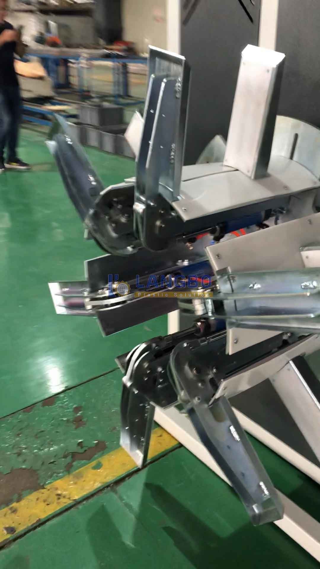 16-32mm Plastic Pipe Coiler with Wrapping Machine for PE Corrugated Pipe