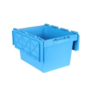 Rectangle Stackable Collapsible Plastic Moving Boxes Plastic Moving Crates With