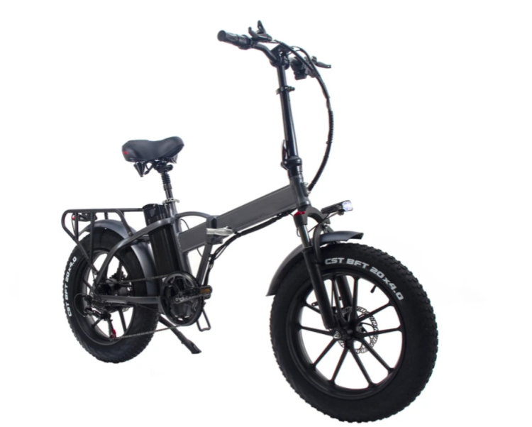 20 Inch Fat Tire Foldable Electric Bike 750W 48V 7 Speed 17AH Battery Capacity
