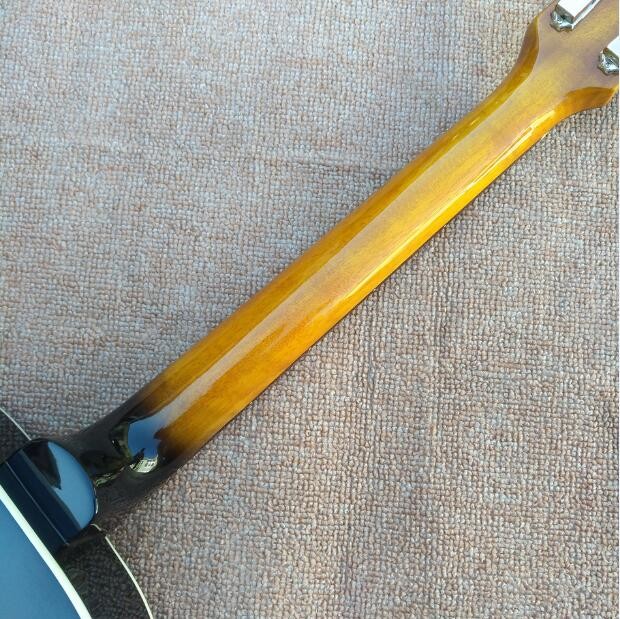 New style high quality custom L-5 Jazz electric guitar, one piece of P90 pickup hollow body jazz electric guitar, free s