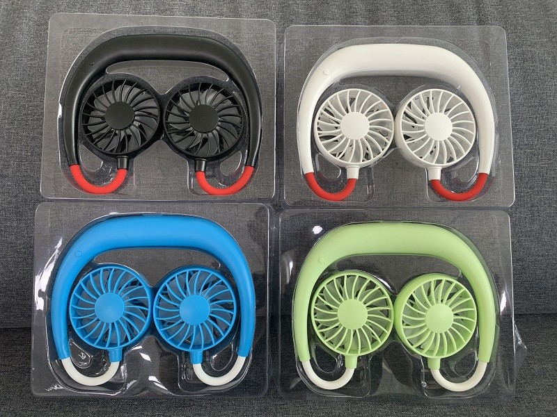 Winds Adjustable 1200mAh 260mm USB Neck Fan