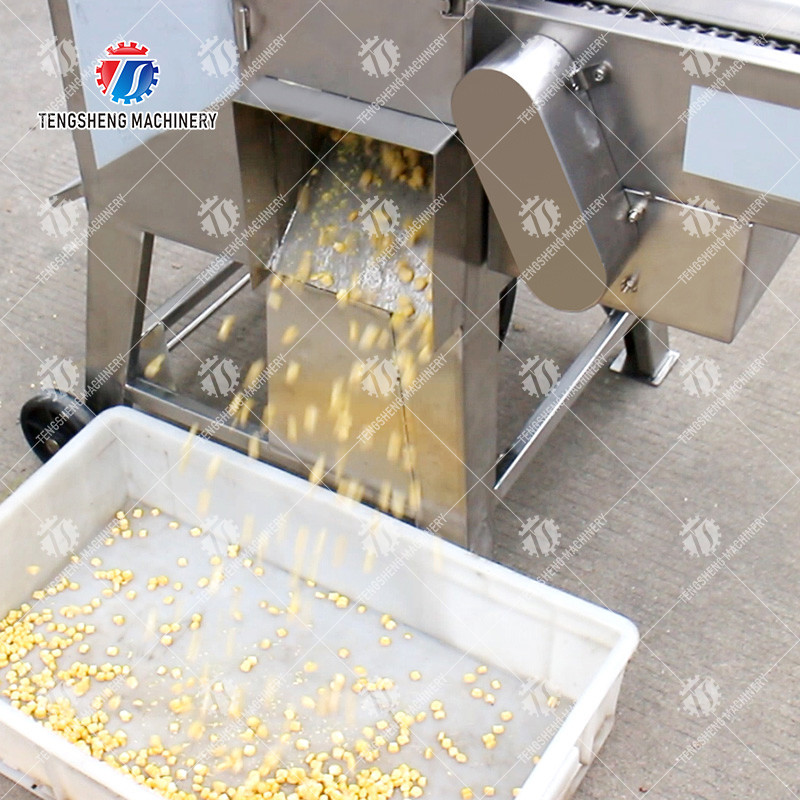 600KG/H 2KW Corn Thresher Machine Electric Fully Automatic Sweet Glutinous Corn Peeler