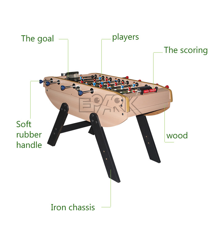 Football Table Manufacturer high quality wooden soccer hand football game table soccer