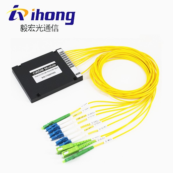 WDM CWDM Module 1310-1510nm 12 Port Multiplexer Division