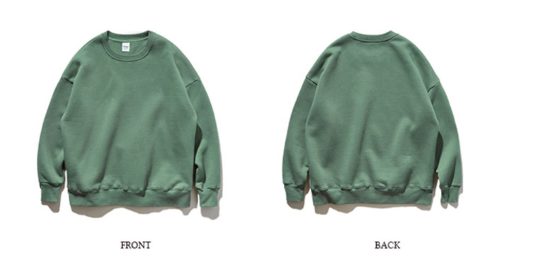 Women Blank Oversized Sweatshirts Unisex Premium Blank Crewneck Sweatshirt