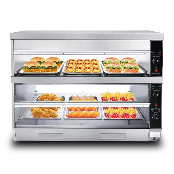 Commercial Kitchen Fried Chicken Food Display Warmer 1220*760*850mm Hot Food