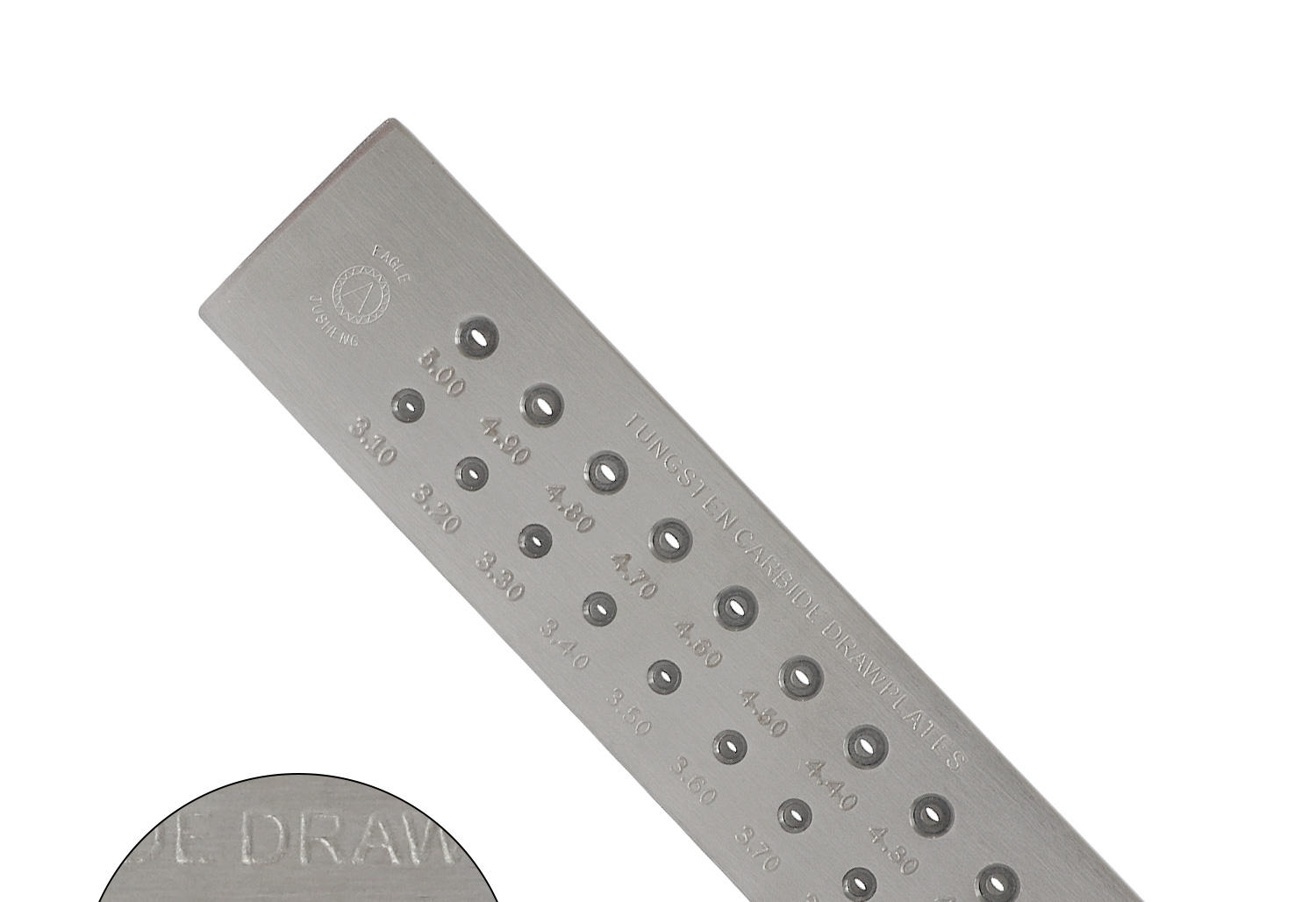Oval / Small Porosity Wire Tungsten Draw Plate For Jewelry Making