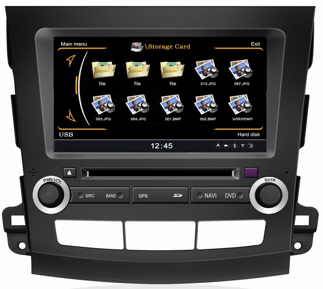 Ouchuangbo HD S100 auto DVD audio video player for Mitsubishi Outlander(2006-2011) with 1G CPU 1080P 3GWifi