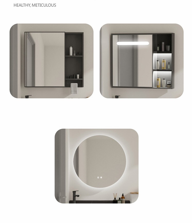 Metal Black Wall Mounted Bathroom Vanity EDM / OEM Available