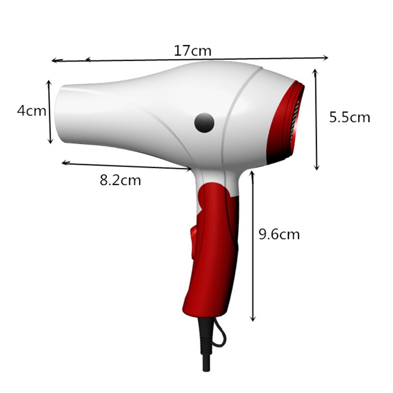 Mini travel hair dryer with diffuser folding hair dryer compact blow dryer