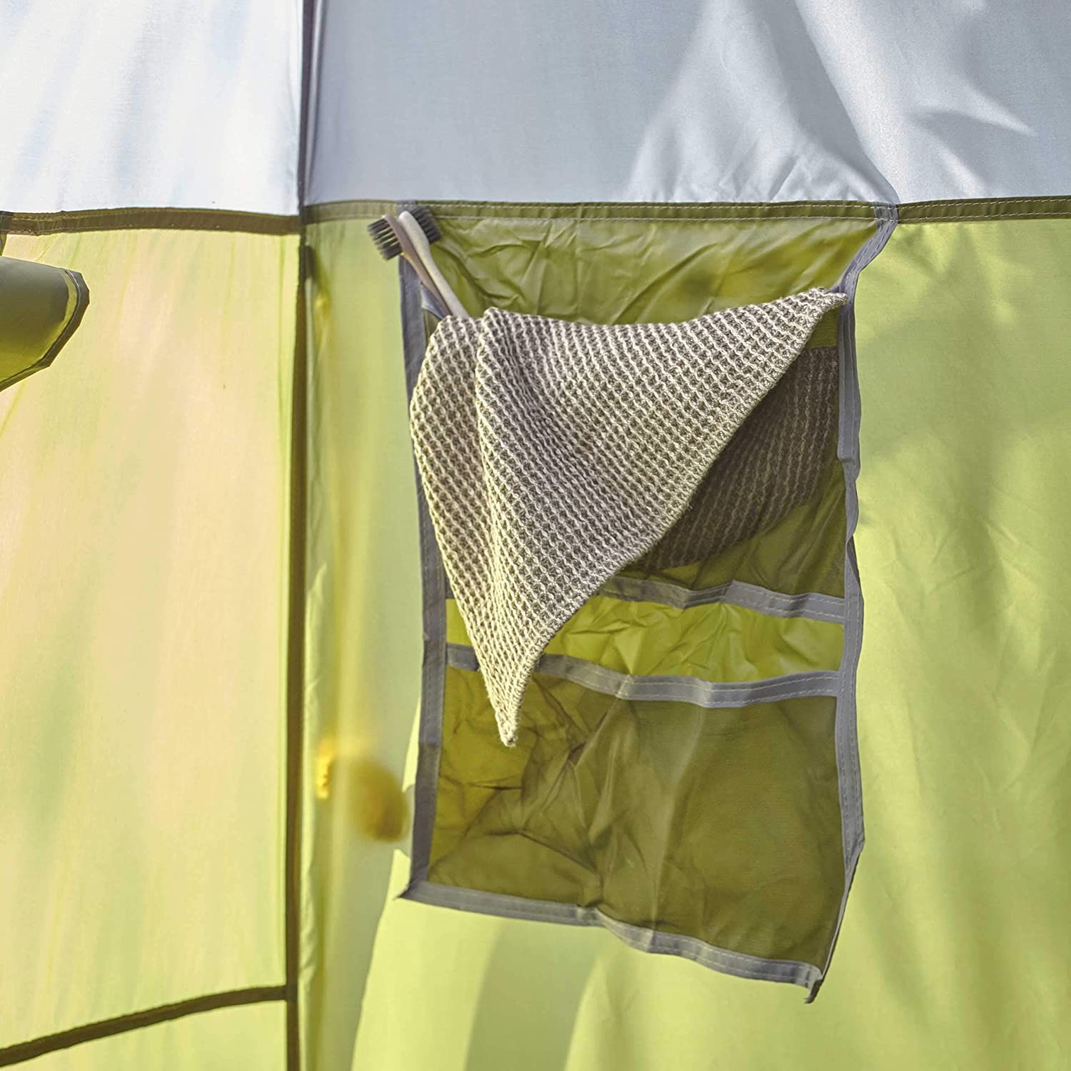 Floorless Polyester Fiberglass Privacy Shelter Tent 130x130x210cm