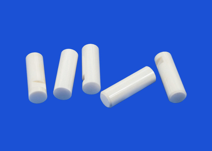 Custom Dimension White High Purity Zirconia Ceramic Rod Acid And Alkali Resistance