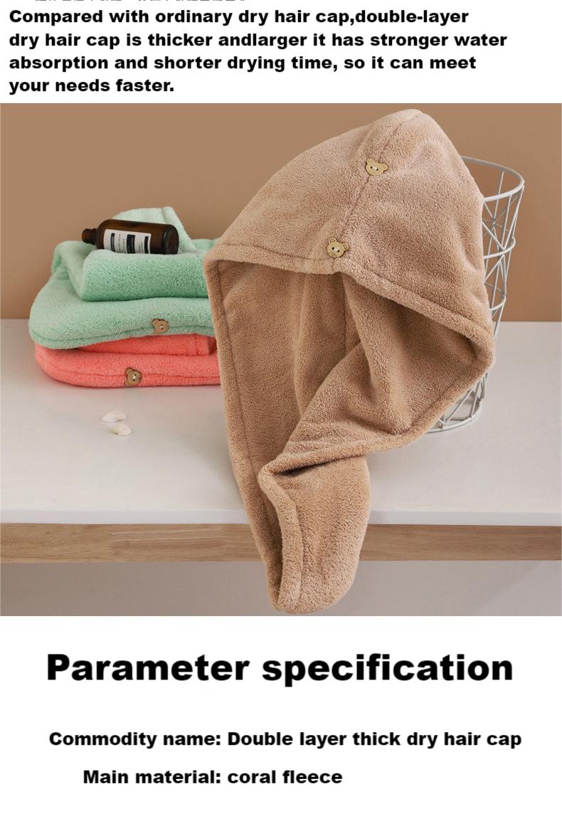 Luxury Quick Drying Microfiber Hair Towel for Girl Women Custom Hair Turban Towel