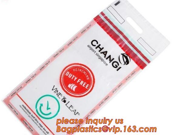 Security plastic bag with adhesive tape for cash, plastic money bag, Security Money Cash Bag For Airport/Bank and police