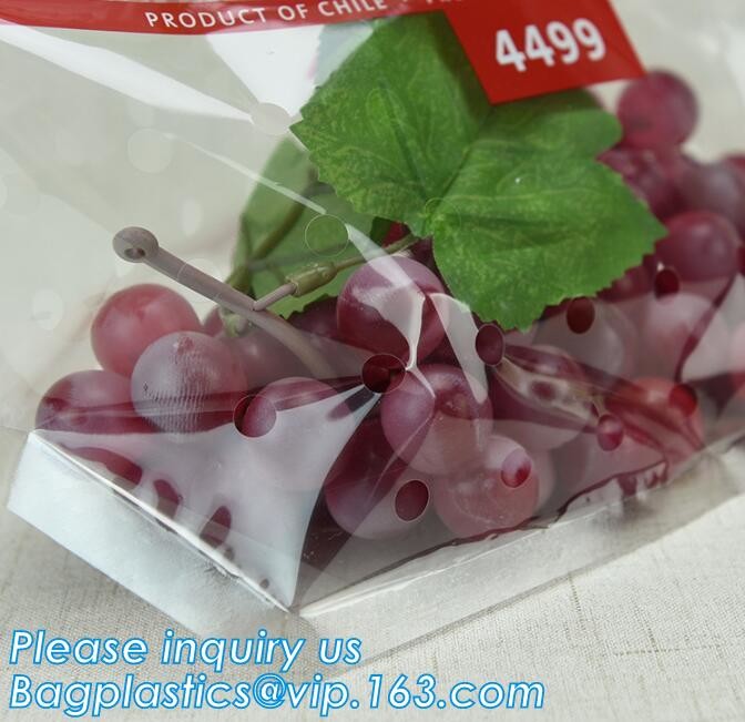 cpp printed slider zip lock vegetable fruit bag, grape packing bags/ fresh grape packaging bag, food preservation slider